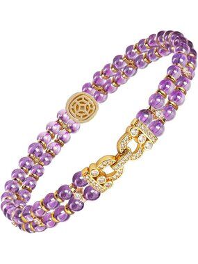 Elegant Amethyst Tennis Bracelet for Women - Birthstone Jewelry Gift, Stylish